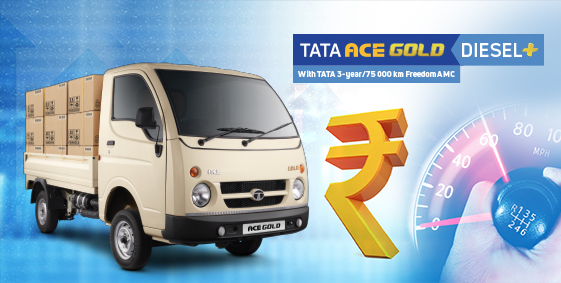 What is the price and mileage of Tata Ace Gold Diesel Plus Mini Trucks?