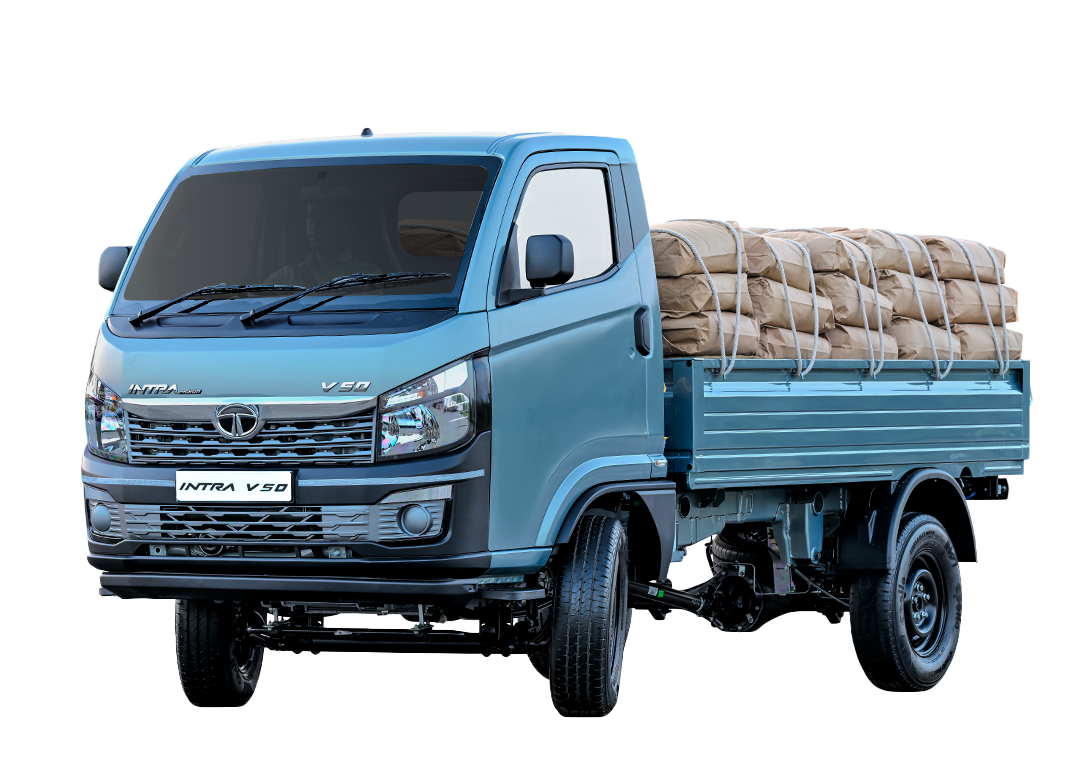 Tata Intra V50 Gold Pickup Truck – High Power & Comfort